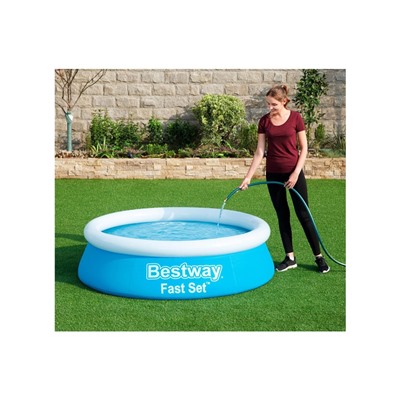 Бассейн надувной Bestway Fast Set 57392, 183×51 см, круглый