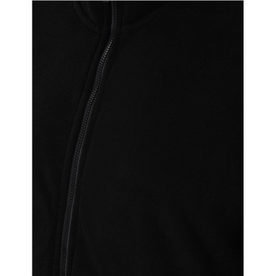 Black Comfort Fit Polar Cardigan