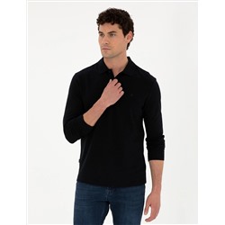 Black Slim Fit Basic Whothirt