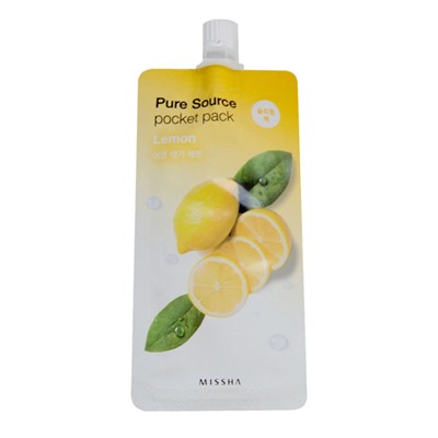 Missha Pure Source Pocket Pack Lemon Pouch, 1шт 10 мл