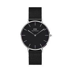 Reloj de cuarzo de acero Ashfield - Negro
