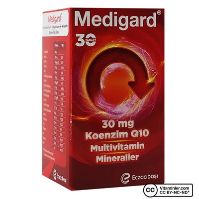 Eczacıbaşı Medigard Витаминно-минеральный комплекс CoQ10 30 таблеток