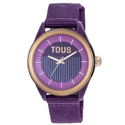 Reloj analógico solar morado Vibrant Sun