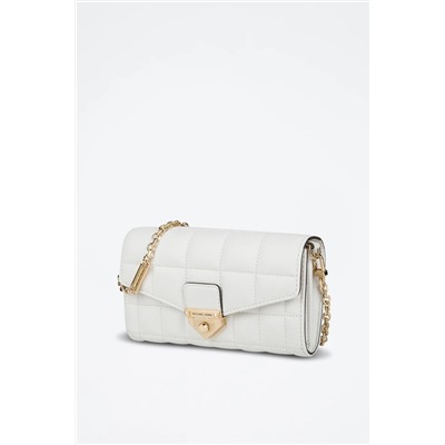 Bandolera de piel - Blanco
