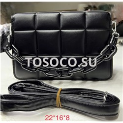 152 black сумка DOLLY экокожа 16х22х8