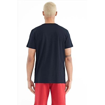 Мужская футболка Alan Navy Blue Standard Mold — 88208 A11ER-88208