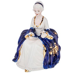 СТАТУЭТКА LEFARD BLAU WEISS "ДАМА" 13,5*12,5*16,5 СМ  (КОР=12ШТ.)