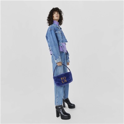 Bolso de hombro Tous Balloon Wild - morado oscuro