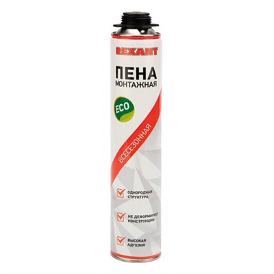 Пена монтажная всесезонная для пистолета REXANT eco, 40 л