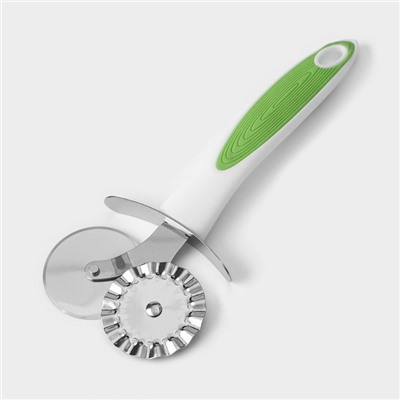 Нож для пиццы и теста Доляна Style, 18,5 см, ручка soft - touch, цвет МИКС