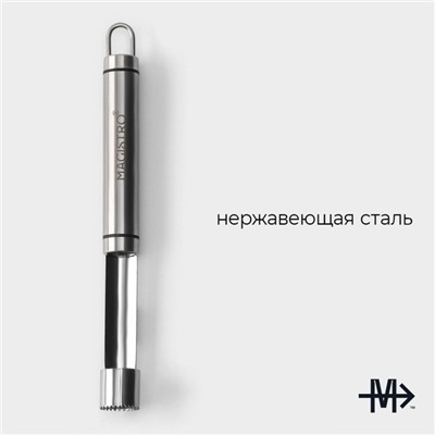 Нож для сердцевины Magistro Solid, 20,5×2 см, серебристый