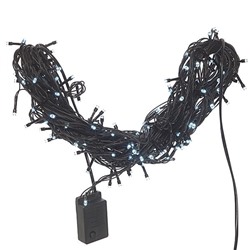 Электрогирлянда "Салют", L1200 W0,5 H3 cм,  (холод бел, 140 светодиодов, 8 реж свеч)