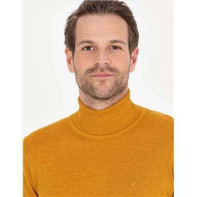 Safran Slim Fit Fisherman Shece Sheam Смешанный базовый вязаный свитер