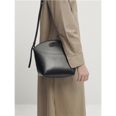 Bolso bandolera piel napa