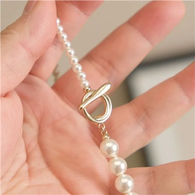 Сногсшибательное колье из жемчуга   Swarovsk*i