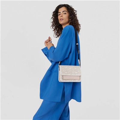 Bolso bandolera Kaos Mini Evolution - cuero - gris