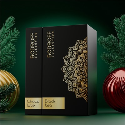 Набор подарочный премиум чай и шоколад Black Tea, 200 г