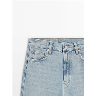 Jeans tiro alto wide leg