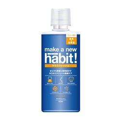 NS FaFa Средство для полоскания рта "Make a New Habit" со вкусом перечной мяты (интенсивный охлаждающий аромат) 473 мл / 12