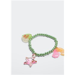 Pulsera abalorios combinados -  Niña | MANGO OUTLET España