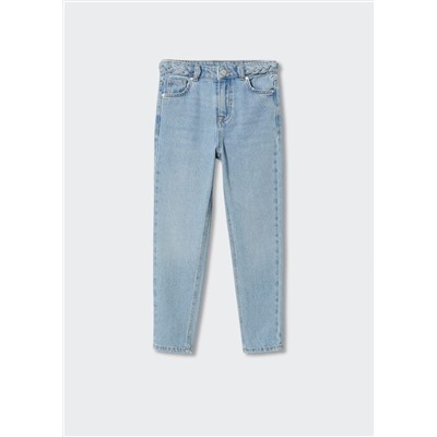 Jeans cinturón trenzado -  Niña | MANGO OUTLET España