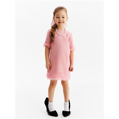 Платье для девочки MINAKU: PartyDress, розовое, рост 122 см