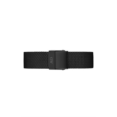 Reloj de cuarzo de acero Ashfield - Negro y plateado