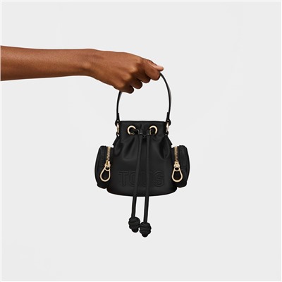 Bolso bombonera - negro