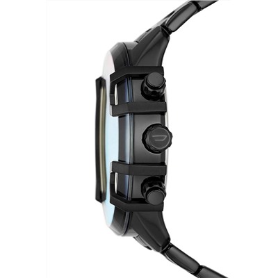 Reloj de cuarzo de acero - Cronógrafo - Negro