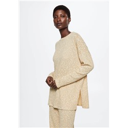 Camiseta estampado textura -  Mujer | MANGO OUTLET España