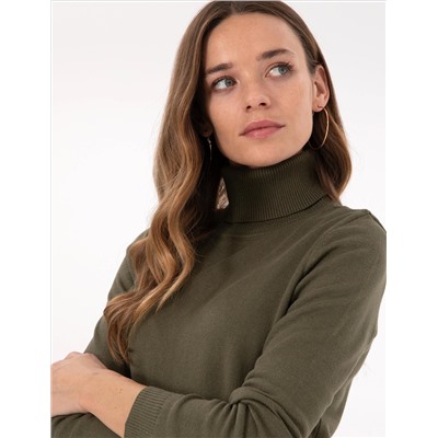 Khaki Slim Fit Fisherman воротник базовый казах