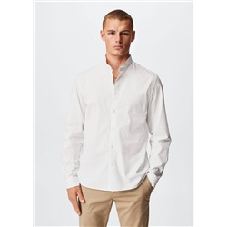 Camisa regular fit cuello mao -  Hombre | MANGO OUTLET España