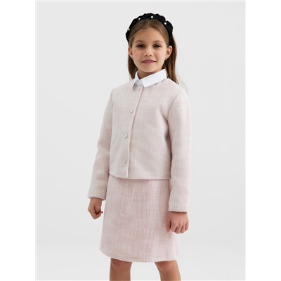 Жакет для девочки, MINAKU :Party Dress, цвет розовый, рост 158 см