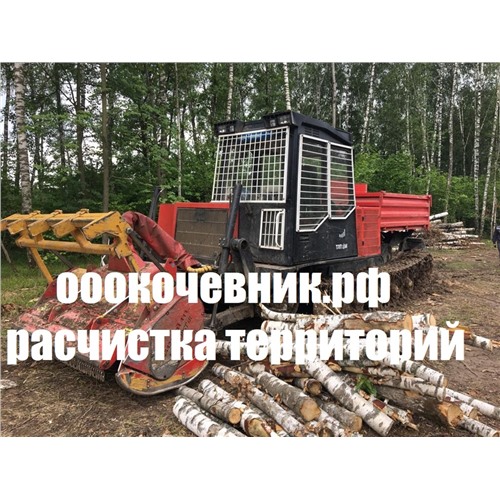 Услуги/Аренда Мульчера. Комплексная расчистка с/х полей. Валка леса. Мульчер бульдозер ООО «Кочевник