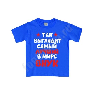 Футболка "Вот так выглядит самый лучший внук"