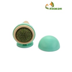 Игрушка для кошек из кошачьей мяты "Мороженное" на основании, 5 х 4 см, розовая
