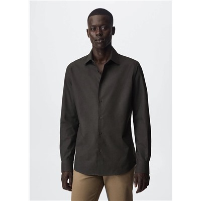 Camisa slim fit algodón -  Hombre | MANGO OUTLET España