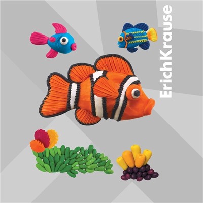 Пластилин 6 цветов, 96 г, ErichKrause Basic, в картонной упаковке