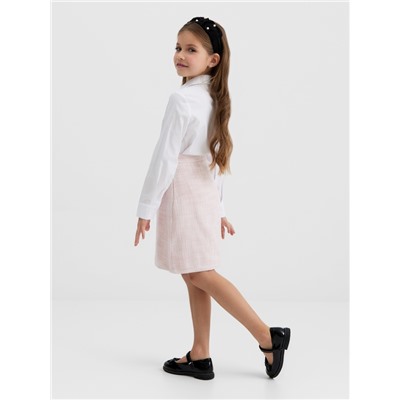 Юбка для девочки, MINAKU :Party Dress, цвет розовый, рост 128 см