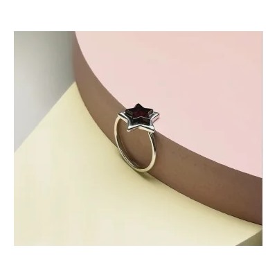 Кольцо серебряное с янтарём R10010RV