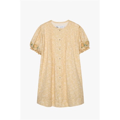 VESTIDO ESTAMPADO BORDADOS LIMITED EDITION