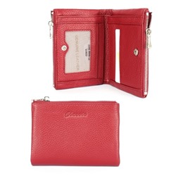 Кошелек женский натуральная кожа Cossroll-2206-9949-12,  3отд,  6карм,  бордо 260294