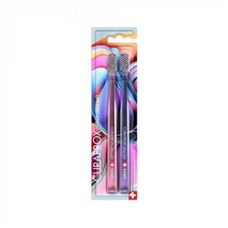 Набор зубных щёток CURAPROX 5460 Ultrasoft Duo Colorful Curls 2023