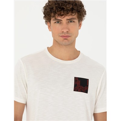 Ekru Slim Fit T -For