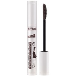 Тушь для ресниц LuxVisage (Люкс Визаж) Perfect Color Веер пышных ресниц, оттенок Brown, 9 г