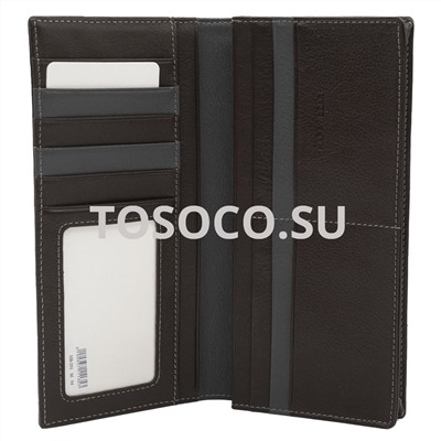 hb-201 m 04 brown кошелек наутральная кожа 10x14x2