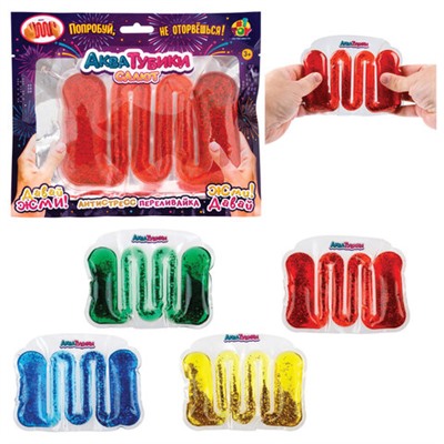 Антистресс-переливайка "АКВАТУБИКИ", АССОРТИ, 12 видов, 1TOY