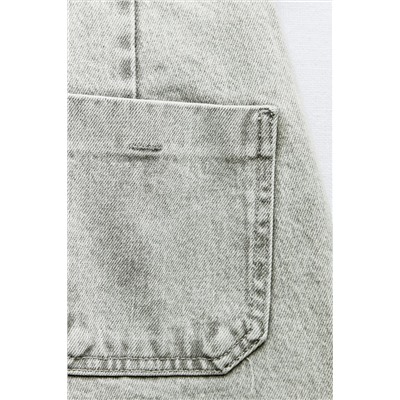 JEANS Z1975 WIDE LEG CROPPED TIRO ALTO CINTURÓN