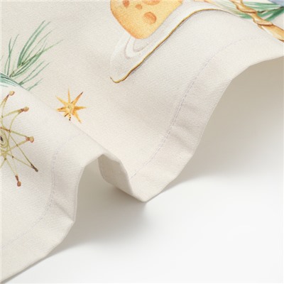 Скатерть новогодняя "Этель" Spruce mood 150х110см +/-3см с ВГМО, 100%хл, саржа 190гр/м2