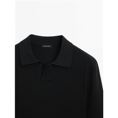 Jersey cuello polo punto milano